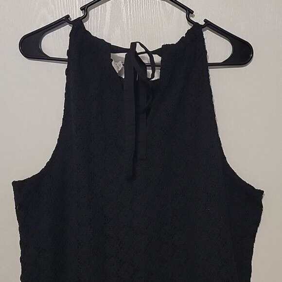 A.New Day Womens Black Lace Halter Dress XXL - Picture 4 of 6
